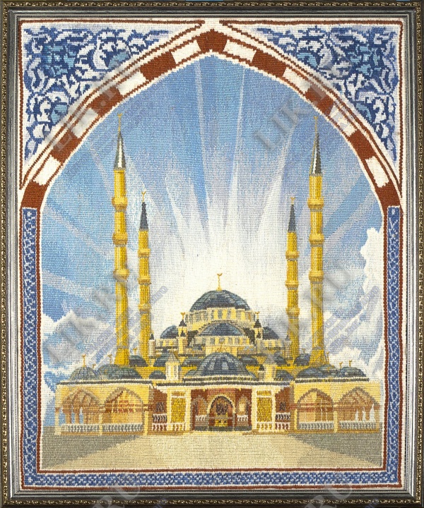 Гобелен мечеть "Сердце Чечни"